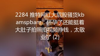 2284 推特网红大屁股骚货kbamspbam，怀孕了还能挺着大肚子拍照拍视频挣钱，太敬业了 (2)